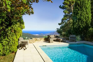 Aussicht vom Ferienhaus [Sommer]