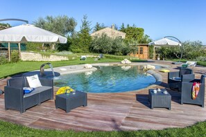 Schwimmbad des Ferienhauses