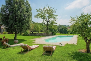 Schwimmbad des Ferienhauses
