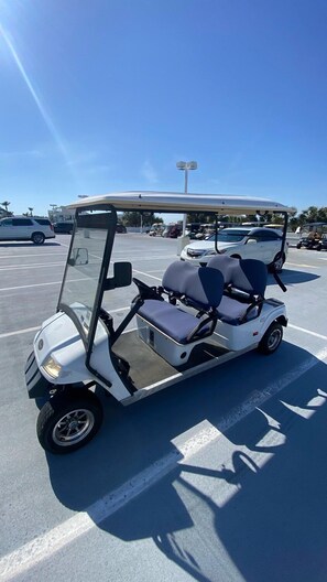 Take the golf cart anywhere in Sandestin! Publix and Grande Boulevard are also easily accessible via the Golf Cart!