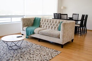 Elegant living room in Santa Fe