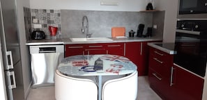 Vue sur cuisine