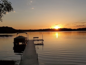 Pontoon included with rental Memorial Day weekend through Labor Day weekend 