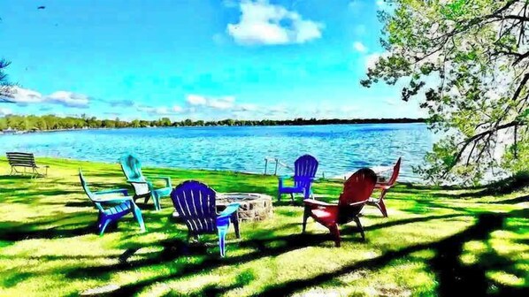 Battle Lake and Fire Pit