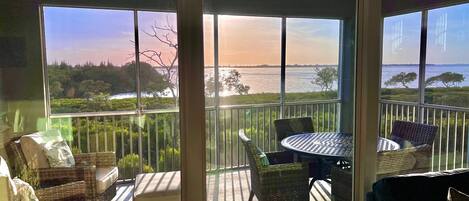 Sunsets on the screened lanai are absolutely incredible.