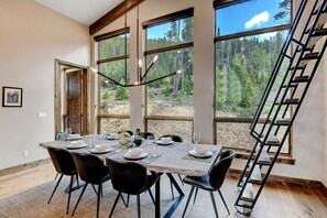 Custom Live Edge Dining Table With Seating For Up To 8 People