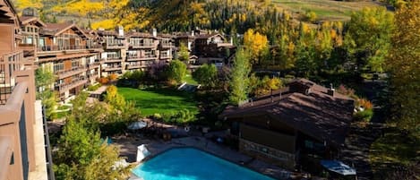 Mountain and River Views - Fall in Vail 