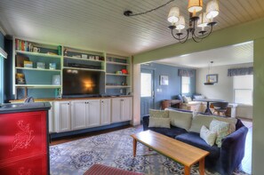 View of dining area from living area