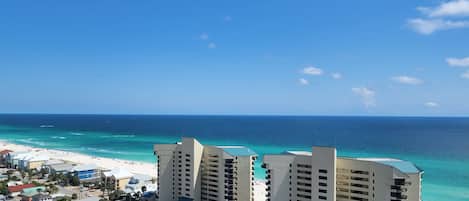 Spectacular views of the beach, gulf and anything in between. 