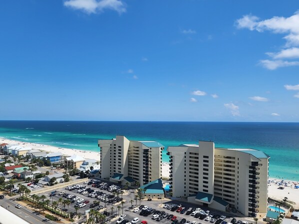 Spectacular views of the beach, gulf and anything in between. 