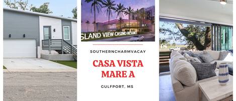 Casa Vista Mare A- Gulfport - Cozy and comfortable vacation home with many attractions nearby for a perfect getaway.