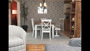 View of dining room from first floor family room