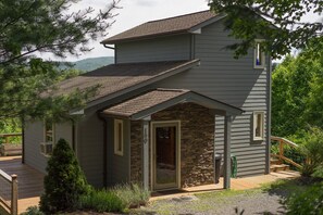 View of the house from the road. 