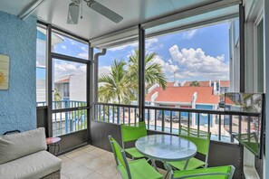 Screened Balcony | Poolside Location