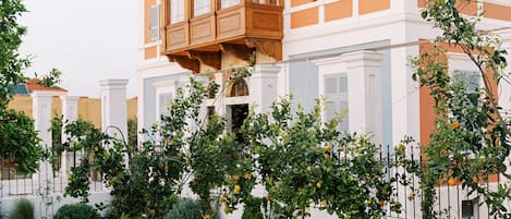 The Saray , set up for a wedding celebration on the private garden 