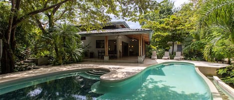 Pool and covered patio