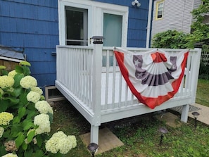 back deck with grill