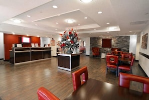 Lobby area and access to property amenities incase of an early arrival