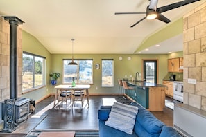 An open floor plan for comfortable family fun!