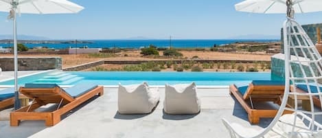 Villa Aura is one of two charming swimming pool villas  with great sea view. Each villa  features 4 bedrooms with 4 en-suite bathrooms and may accommodate up to 8 guests so totally both villas can accommodate 16 guests. Located in close proximity to most