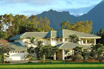 Mokihana House Kauai - 5-bedroom House with Mountain Views, Pool, Tennis and AC