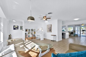 Spacious, modern open plan interior