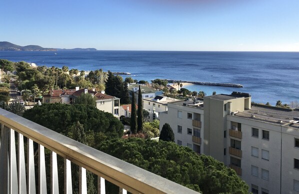 Vue sur la plage ou l’océan