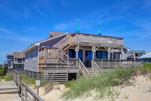 Rear Exterior - Rear Exterior and decks for Ocean viewing.