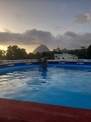 Rooftop pool
