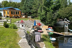 Exterior, Dock and Watery Fun