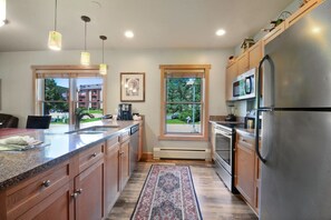 Room, Indoors, Flooring, Kitchen, Floor