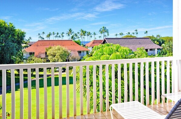 View from your own private lanai (balcony).