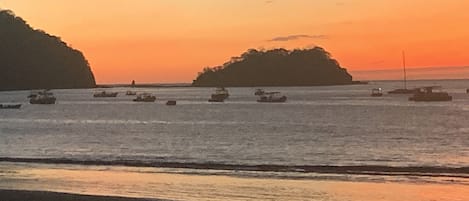 Beach at sunset
