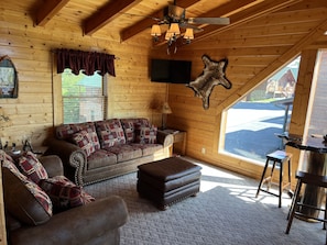 Sleeper sofa in the Loft also provide nice place just to hang out