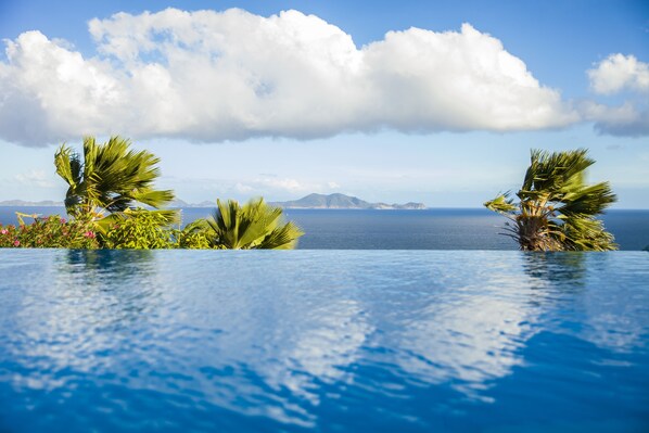 Infinity pool with a view