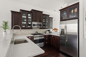 Fully equipped and newly remodeled kitchen