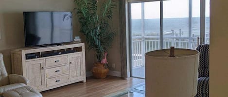 Living room with amazing ocean view