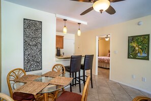 Dining area and counter seating
