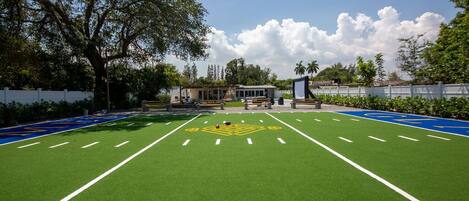 Welcome to GlamHomes. Where else would you find an Football Field JUST for you?