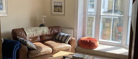 Living Room with bay window overlooking High Street