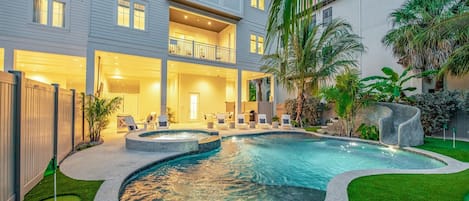 Twilight - Pool View