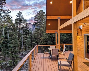 View of Castle Rock from the deck.