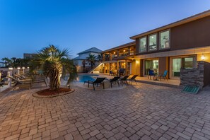 View of Large Pool Patio.