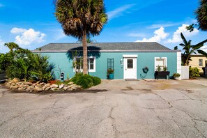 Front of bungalow.