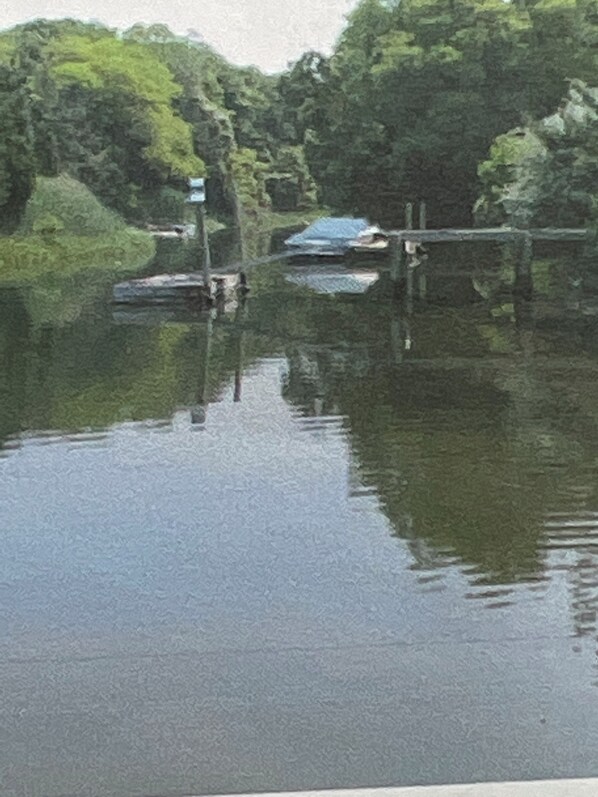 View from private dock