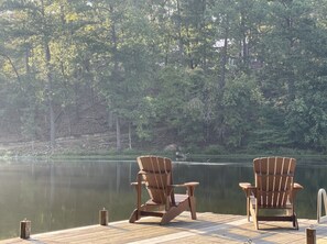 The dock on the water. Enjoy the peace and quiet.