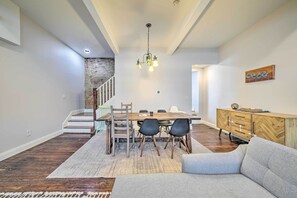 Open-Concept Living Space | Free WiFi | Dining Area