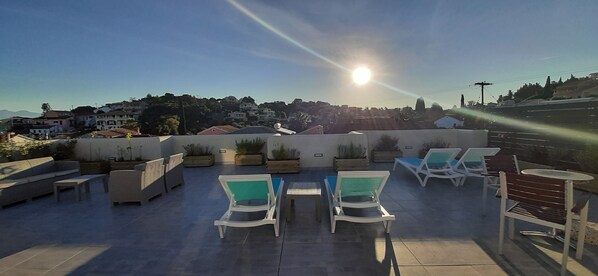 The roof top garden