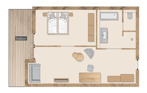 Grundriss Junior Suite