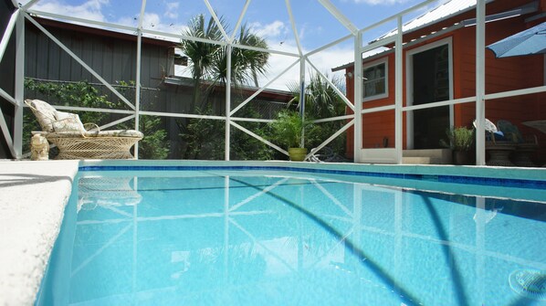 Screened in Saline Pool... not heated